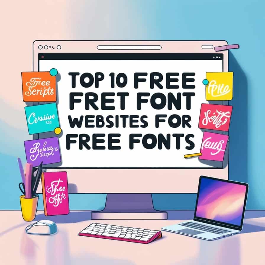 Top 10 Free Font Websites for Free Fonts
