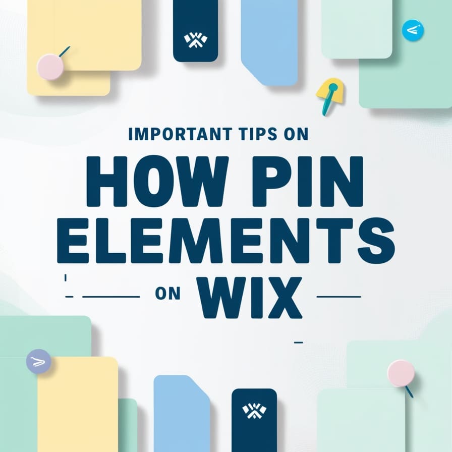 Important Tips on How to Pin Elements on Wix