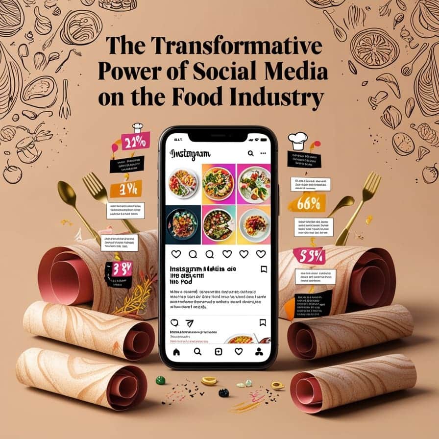 100 Ways Social Media Has Shaped the Food Industry With Interesting Statistics