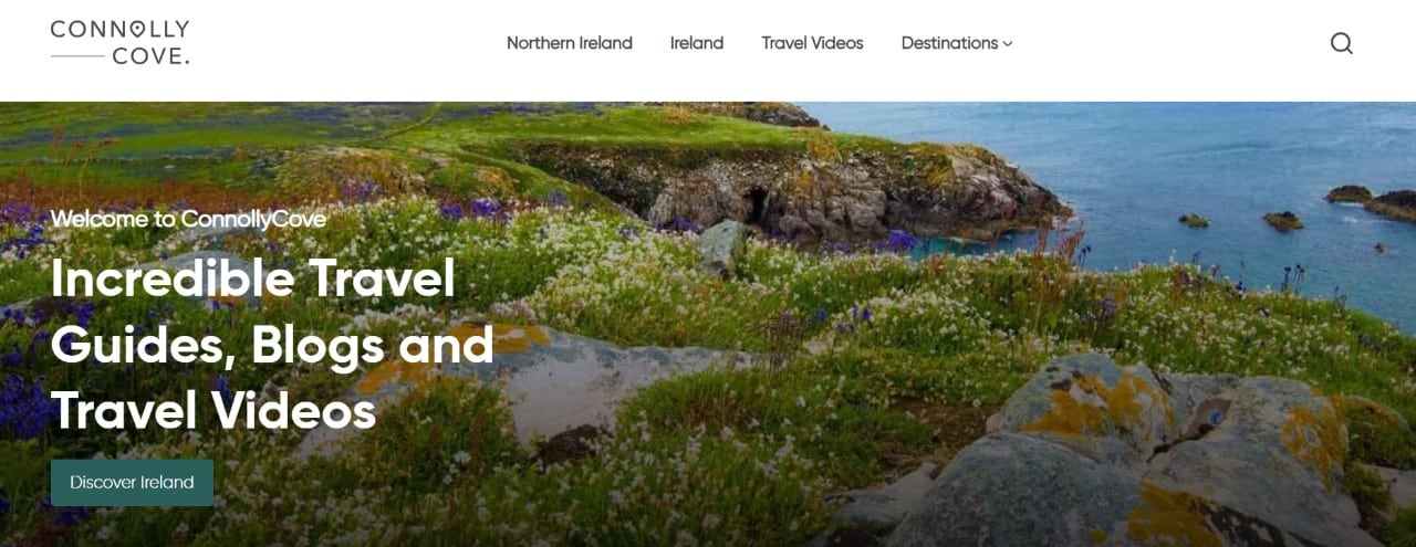 Travel Website Design | ConnollyCove | ProfileTree