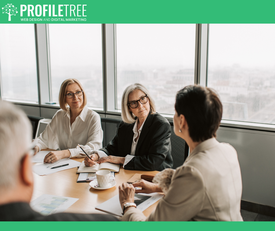 Build an empire - hire the right person for your business - A photo of two women interviewing someone