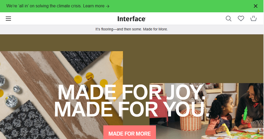 Sustainable Business Examples | Interface