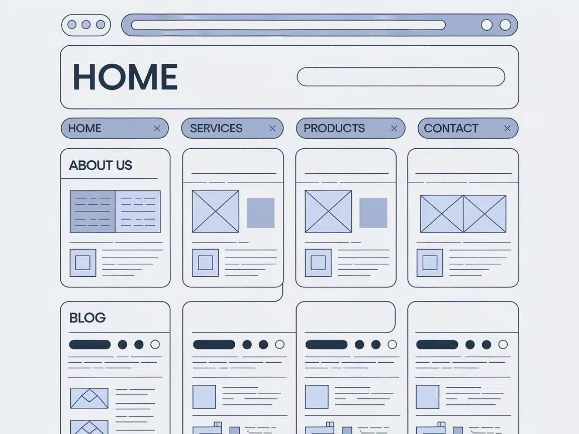Website structure