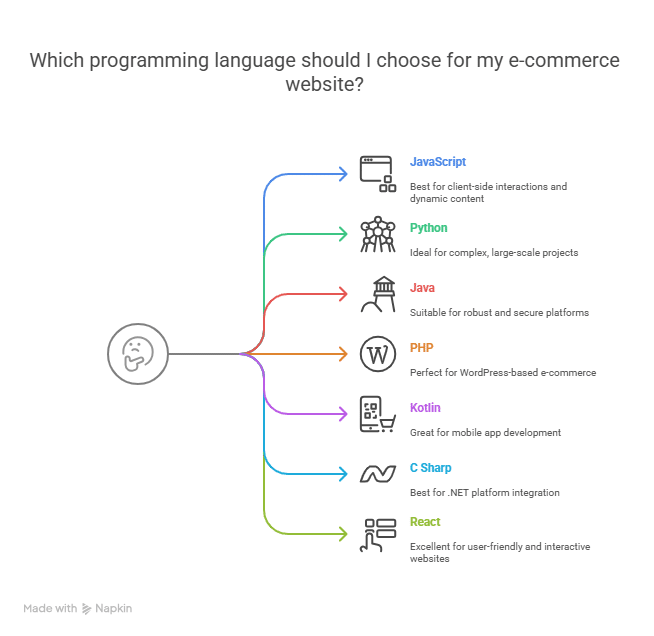 7 Best Programming Language for an E-commerce Website