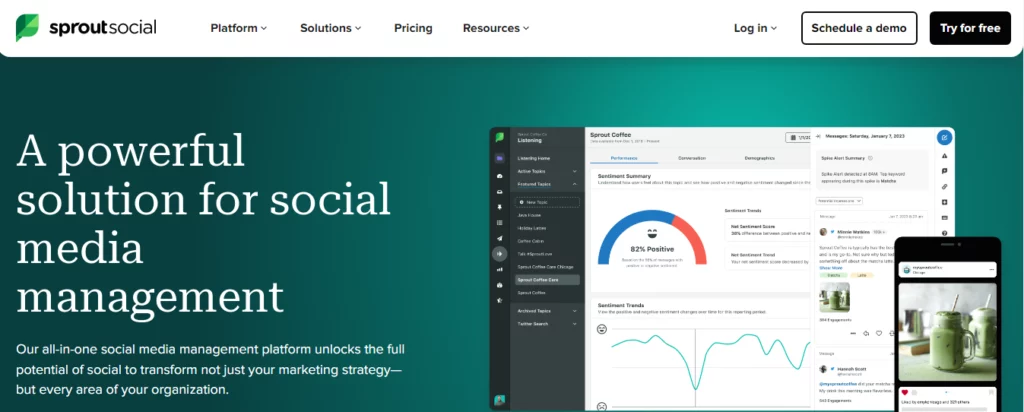 AI Marketing Tools - Sprout Social