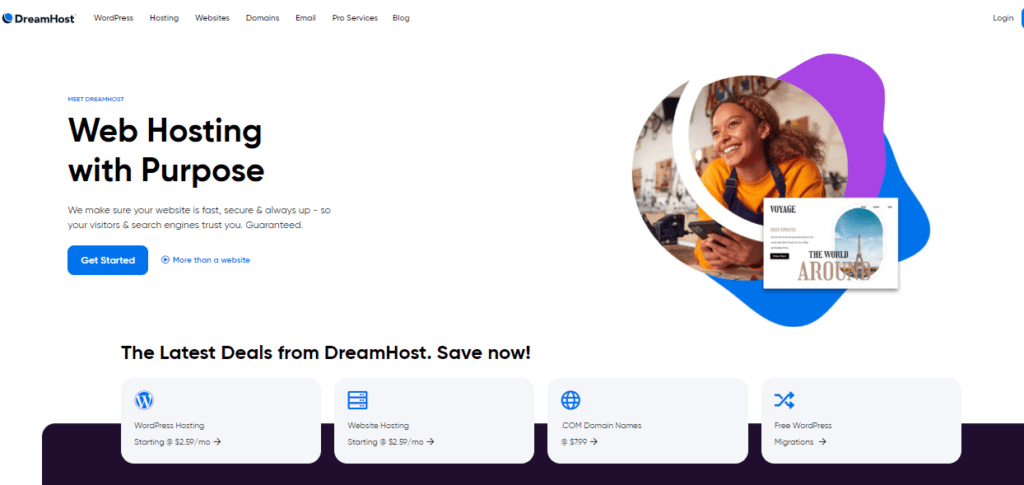 Dreamhost hosting - review