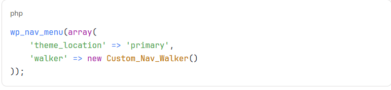 Navigation Menus in WordPress