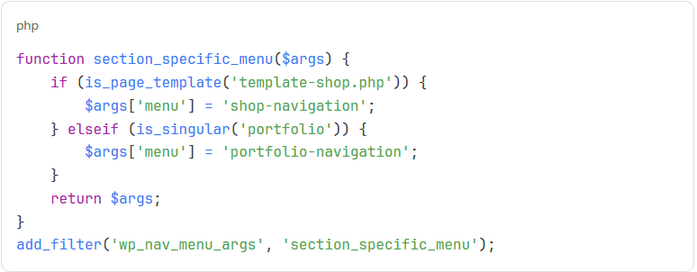 Navigation Menus in WordPress