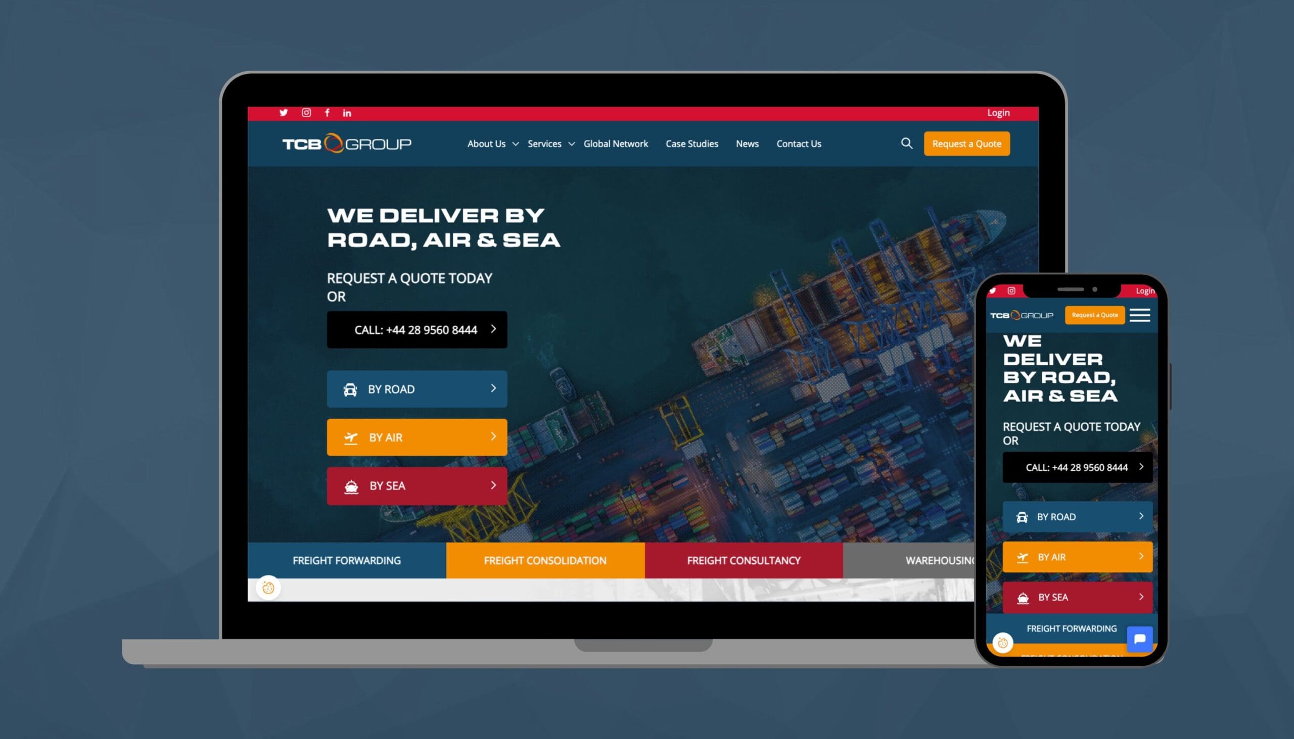 TCB Group Desktop and Mobile