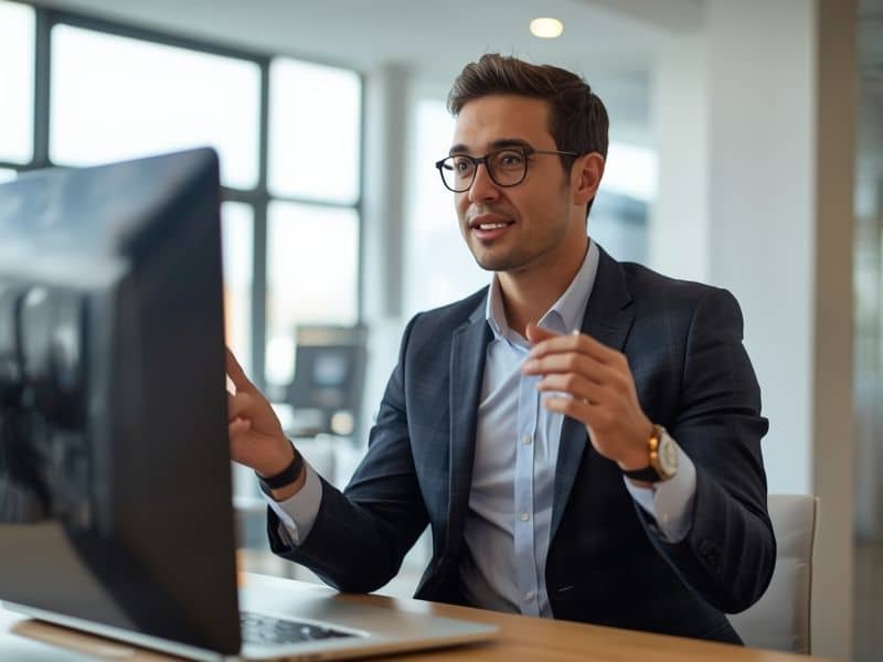 Digital agency expert preparing professional Flippa.com Domain listing for client portfolio