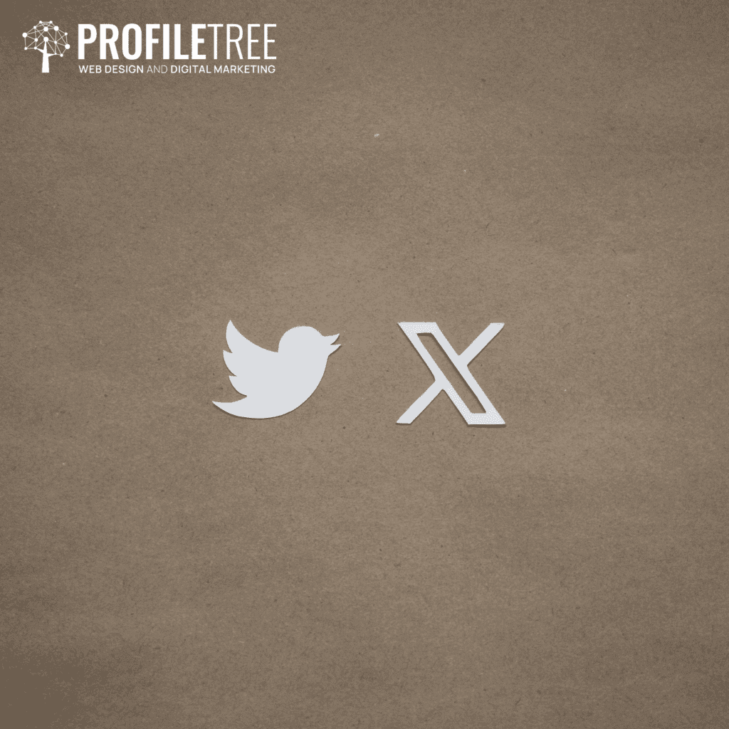 Twitter to X logos