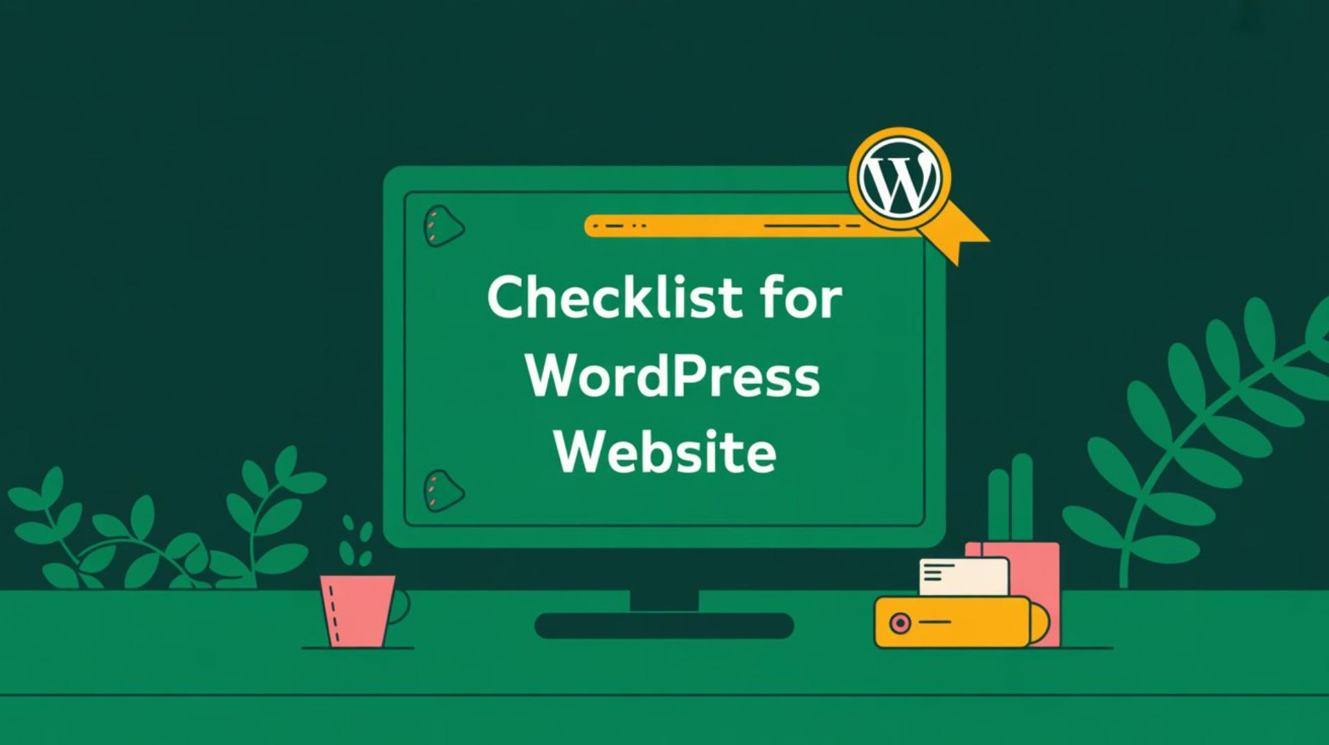Checklist for WordPress Website The Complete UK Guide