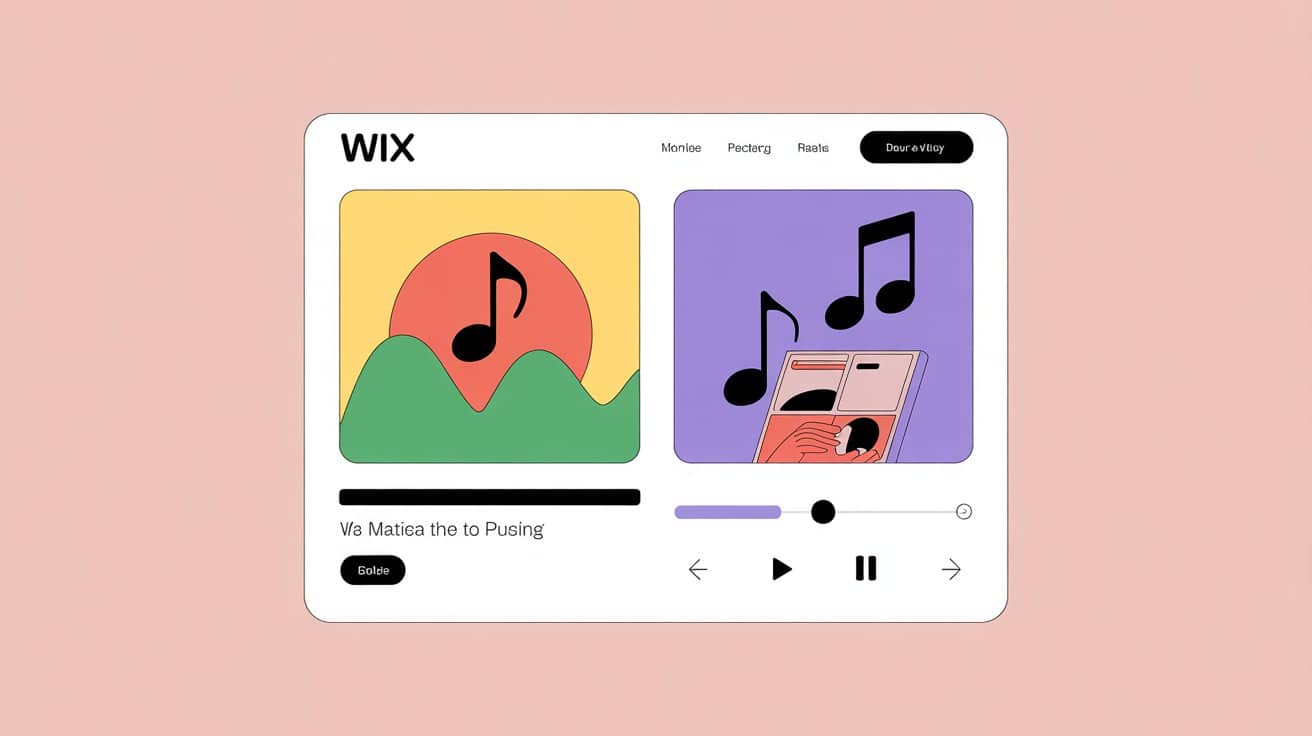 Add music to your WIX website
