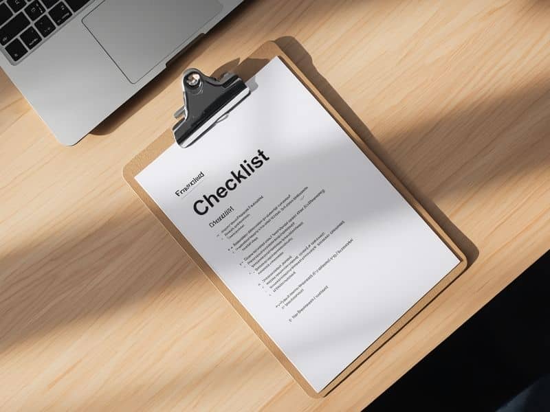 Company insurance checklist for UK businesses covering liability and property cover