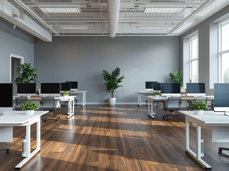 Digital agency workspace where company insurance covers professional liability and cyber risk