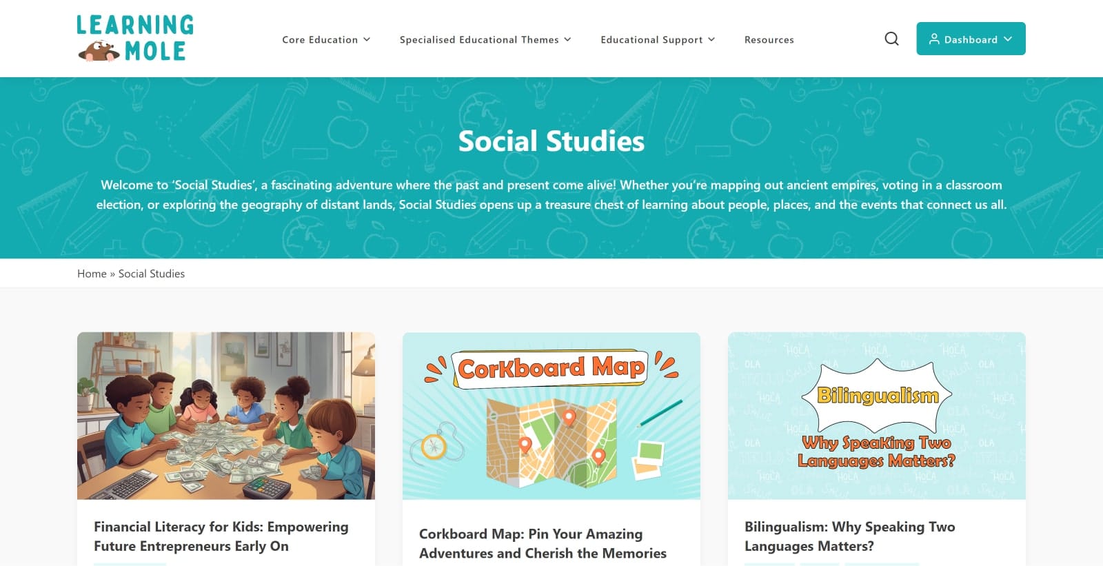 LearningMole Social Studies