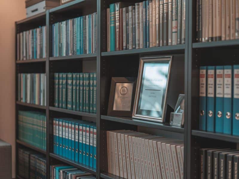 Professional credentials and reference books representing the E-E-A-T authority signals evaluated by the Google Medic Update