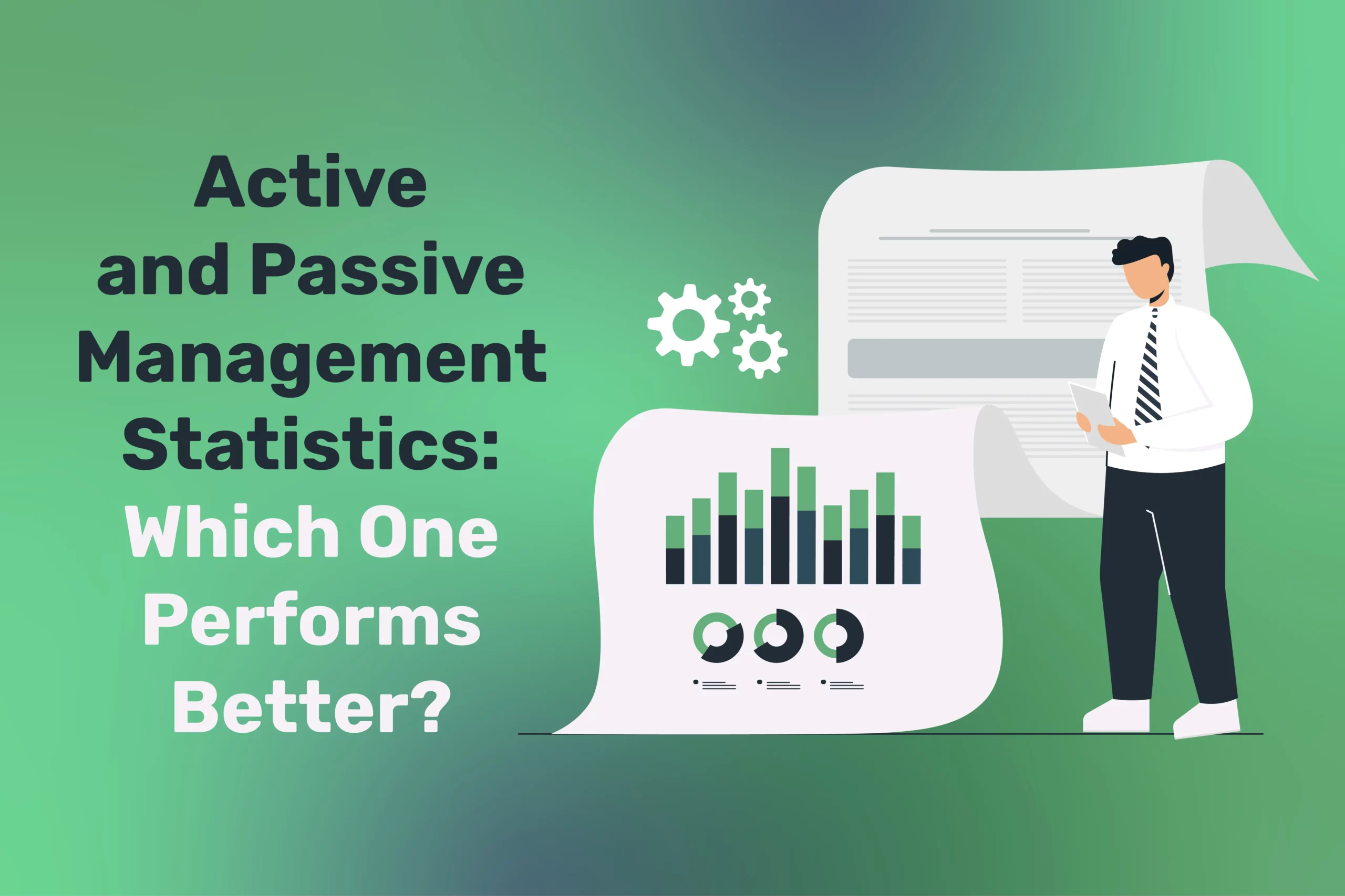 active vs passive management statistics