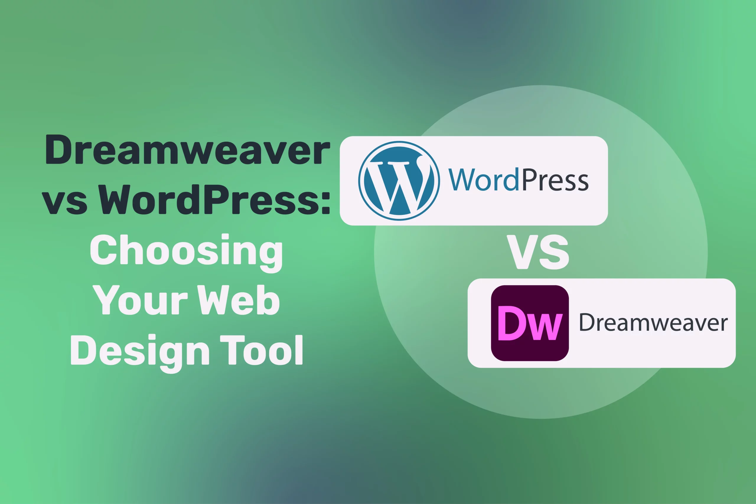 Dreamweaver vs WordPress