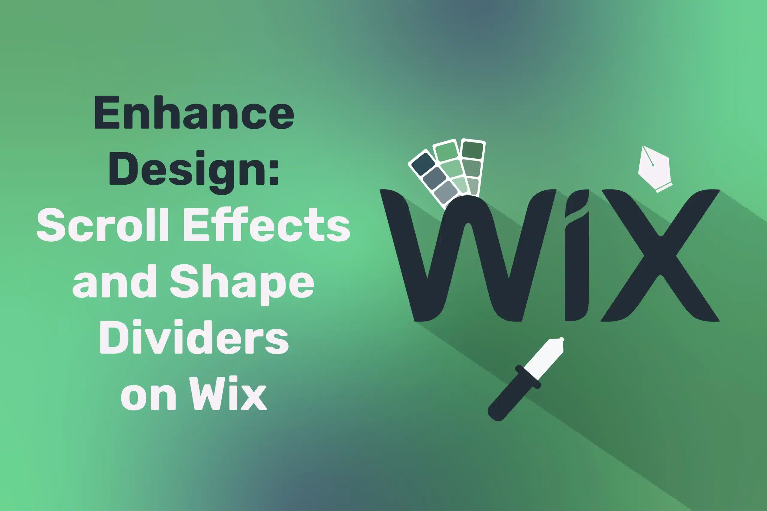 Enhance Design: Scroll Effects and Shape Dividers on Wix