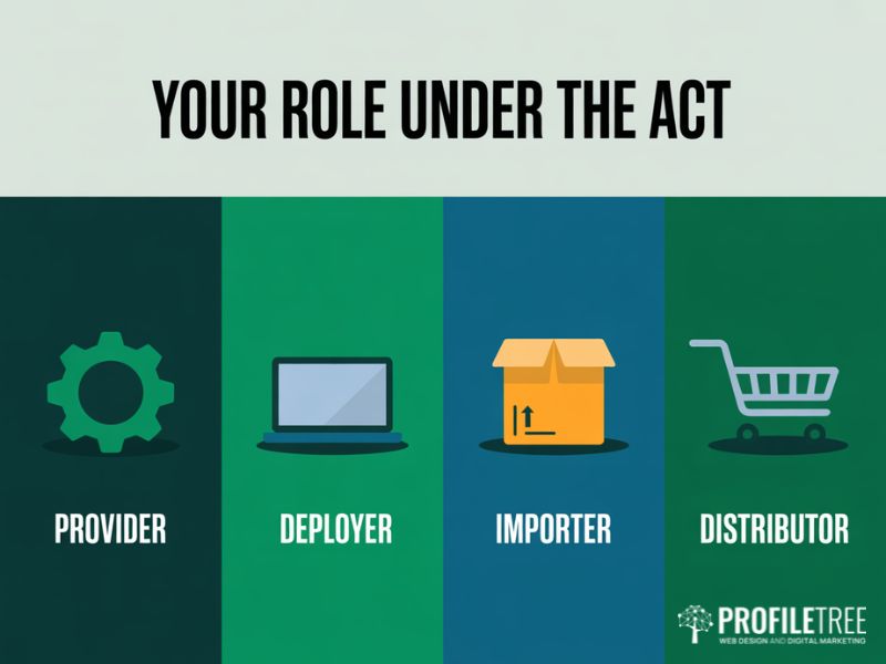Compliance with the EU AI Act role definitions for providers deployers importers and distributors