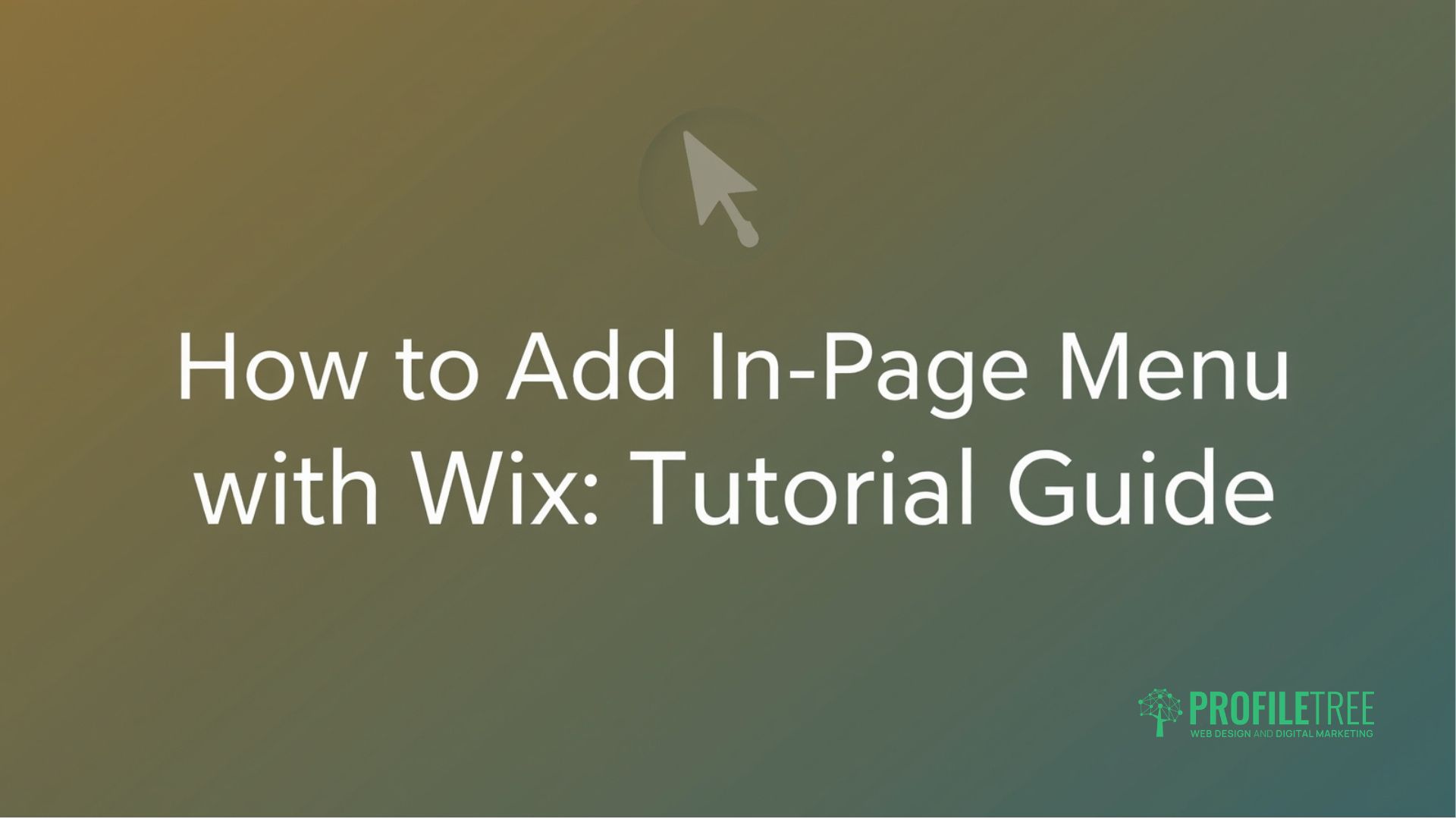 In-Page Menu Anchors with Wix