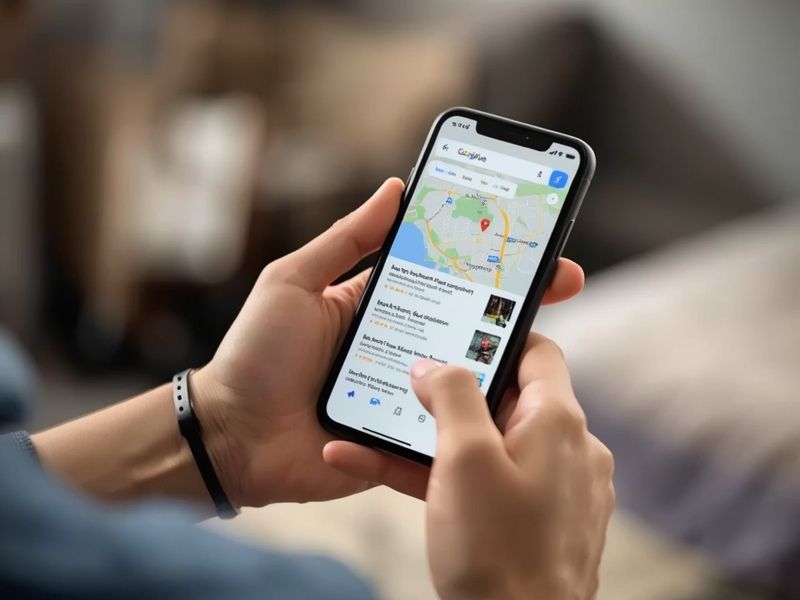 Local business appearing in Google Maps results supported by SSL certificates and HTTPS security