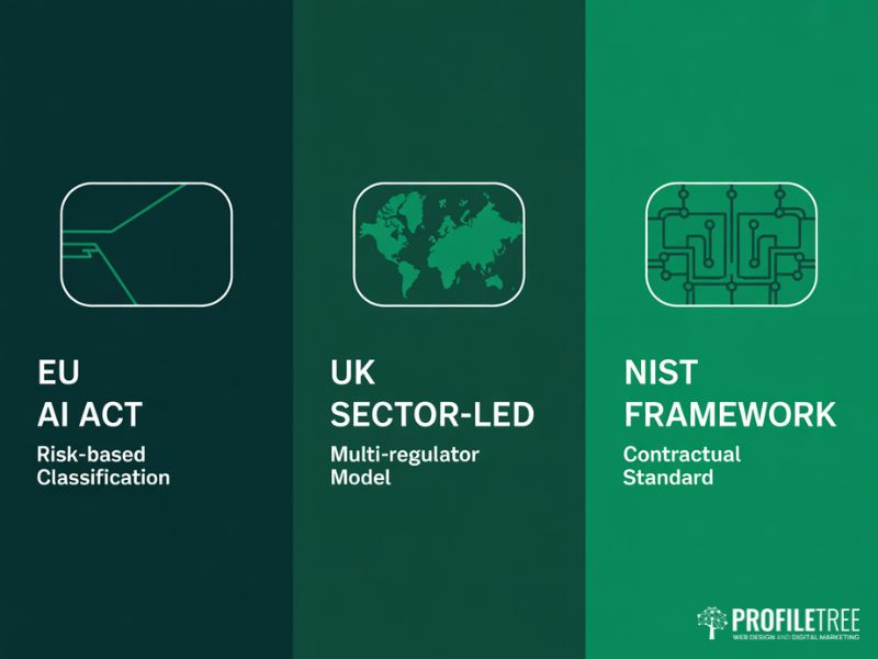 Ethical AI regulatory frameworks comparison across EU, UK, and US jurisdictions