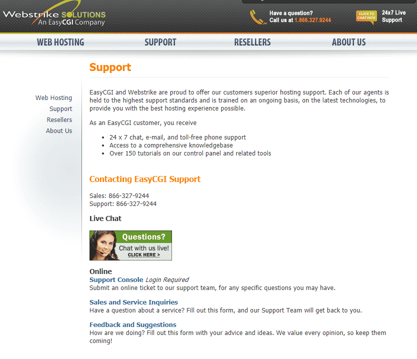 WebStrikeSolutions Screenshot