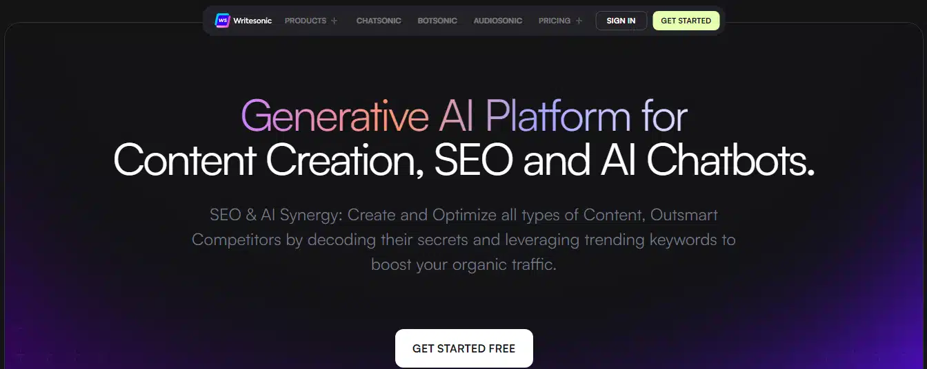 AI Marketing Tools - Writesonic