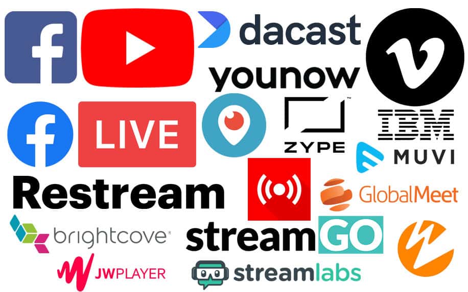 Twitch competitors logos