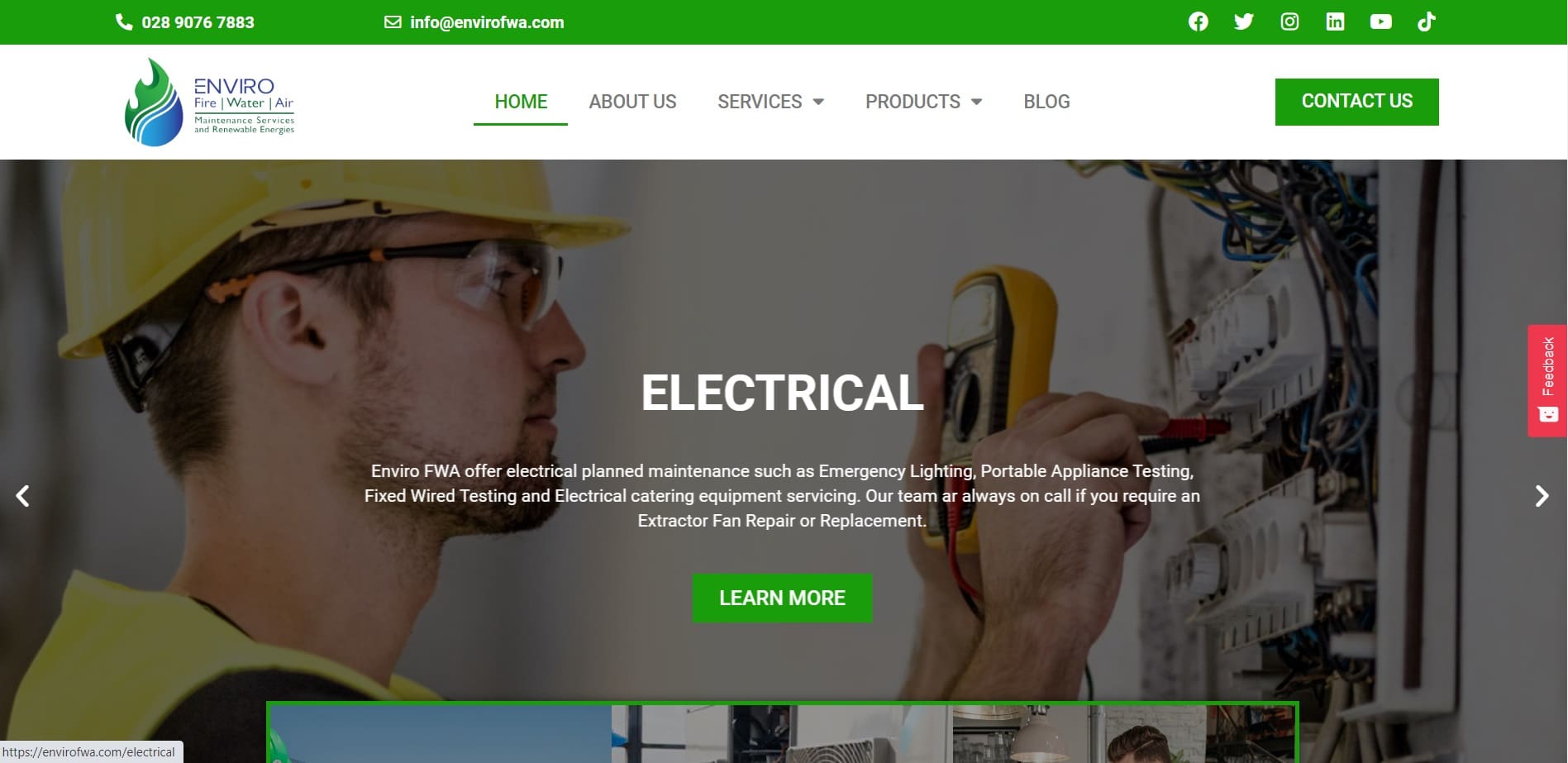 Enviro FWA - Homepage