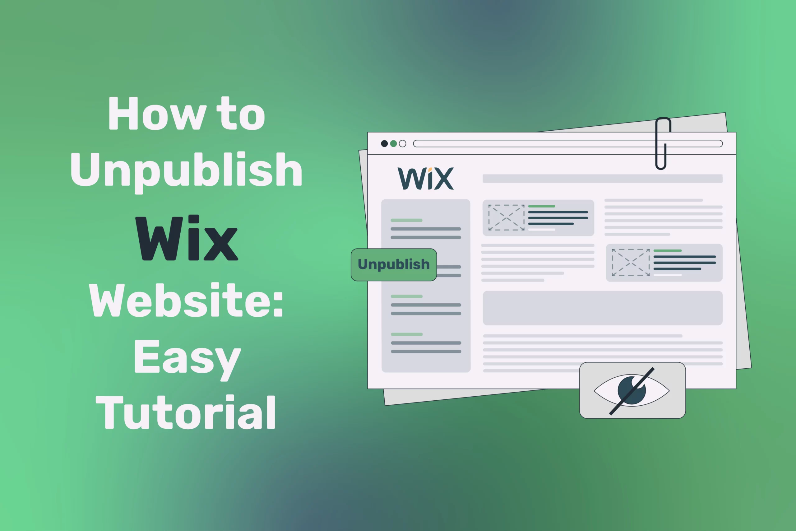How to Unpublish Wix Website: Easy Tutorial