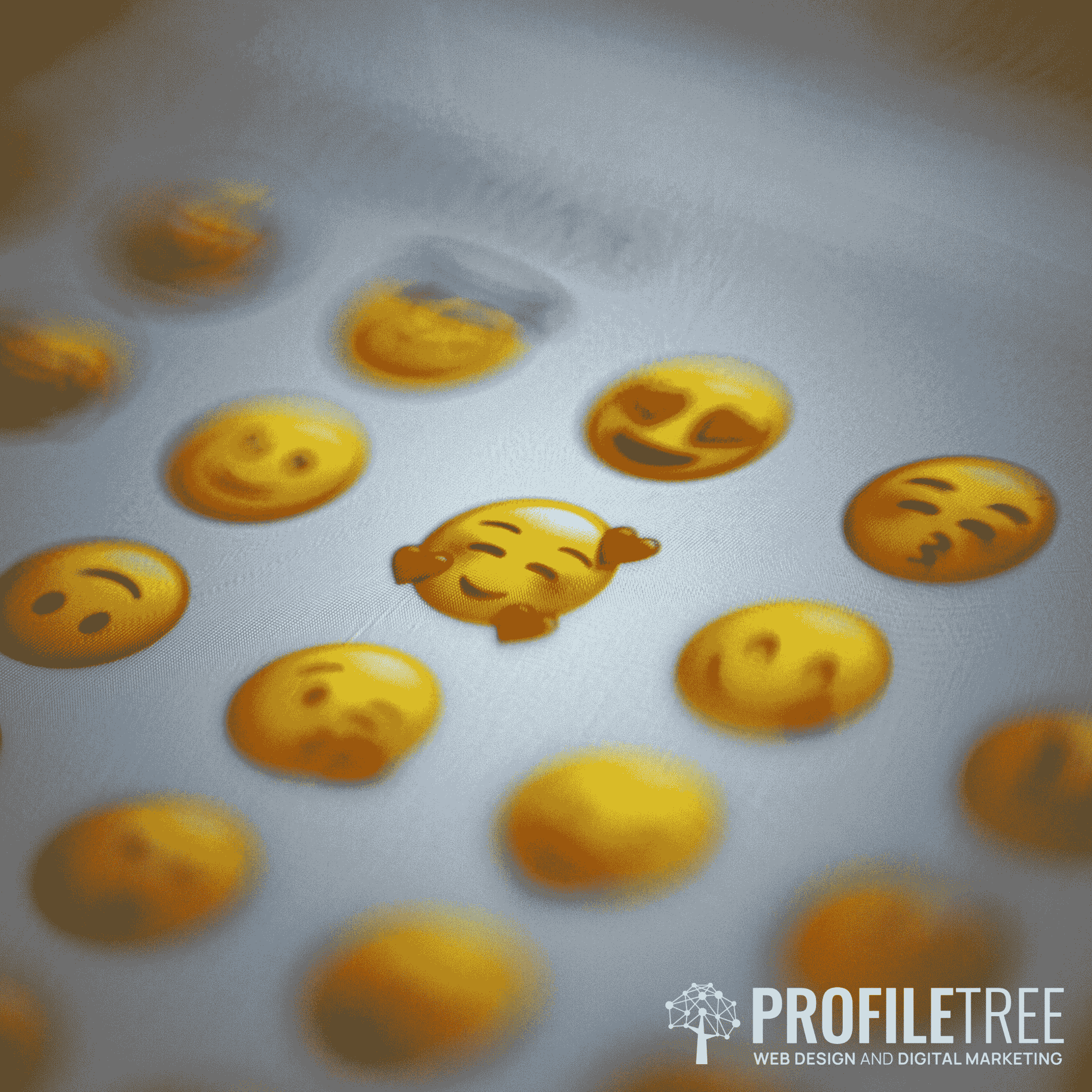 Image of emojis on iPhone screen