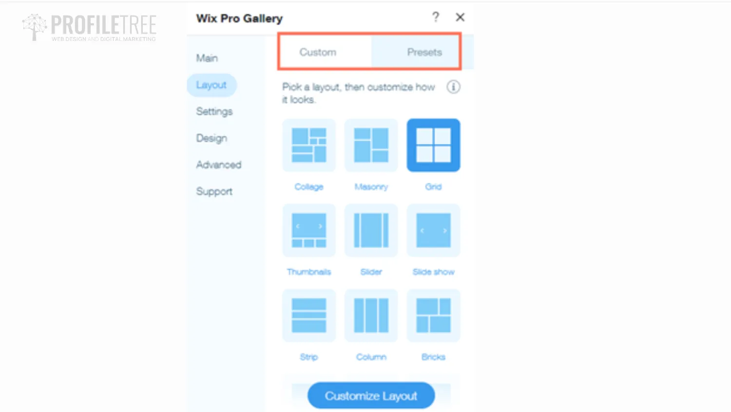 Wix Pro Gallery