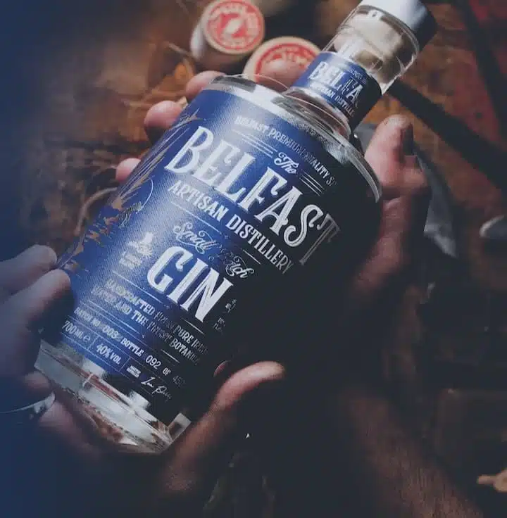 Belfast Artisan Distillery Gin Bottle