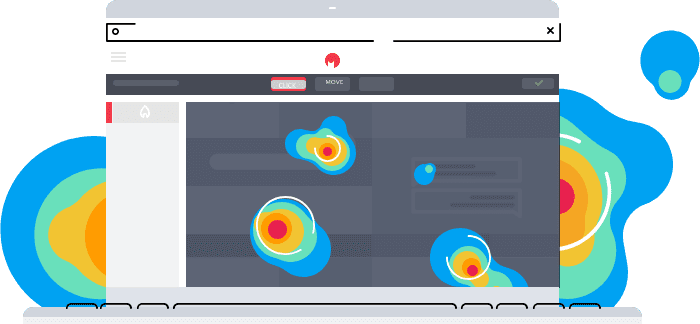 Heatmaps example - credits to hot jar