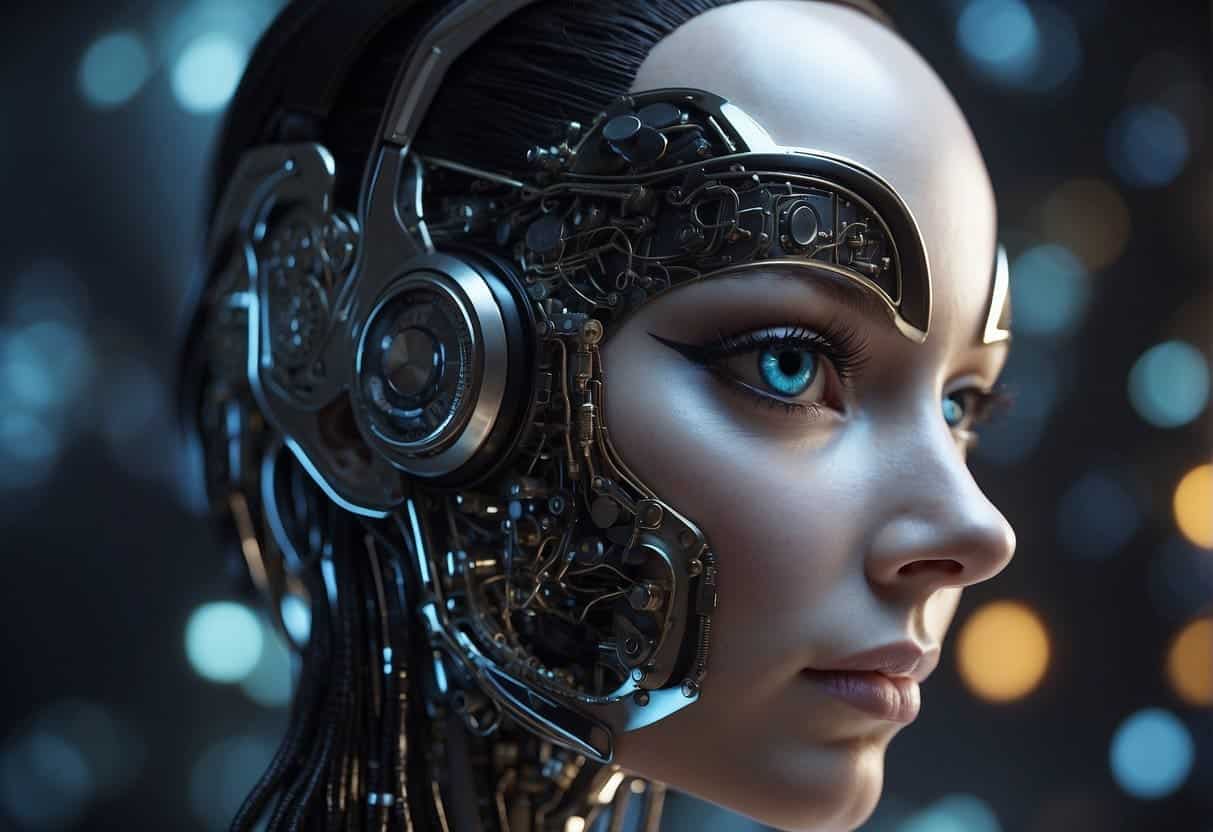 AI creating art, music, and design. Legal and ethical considerations. No human subjects or body parts