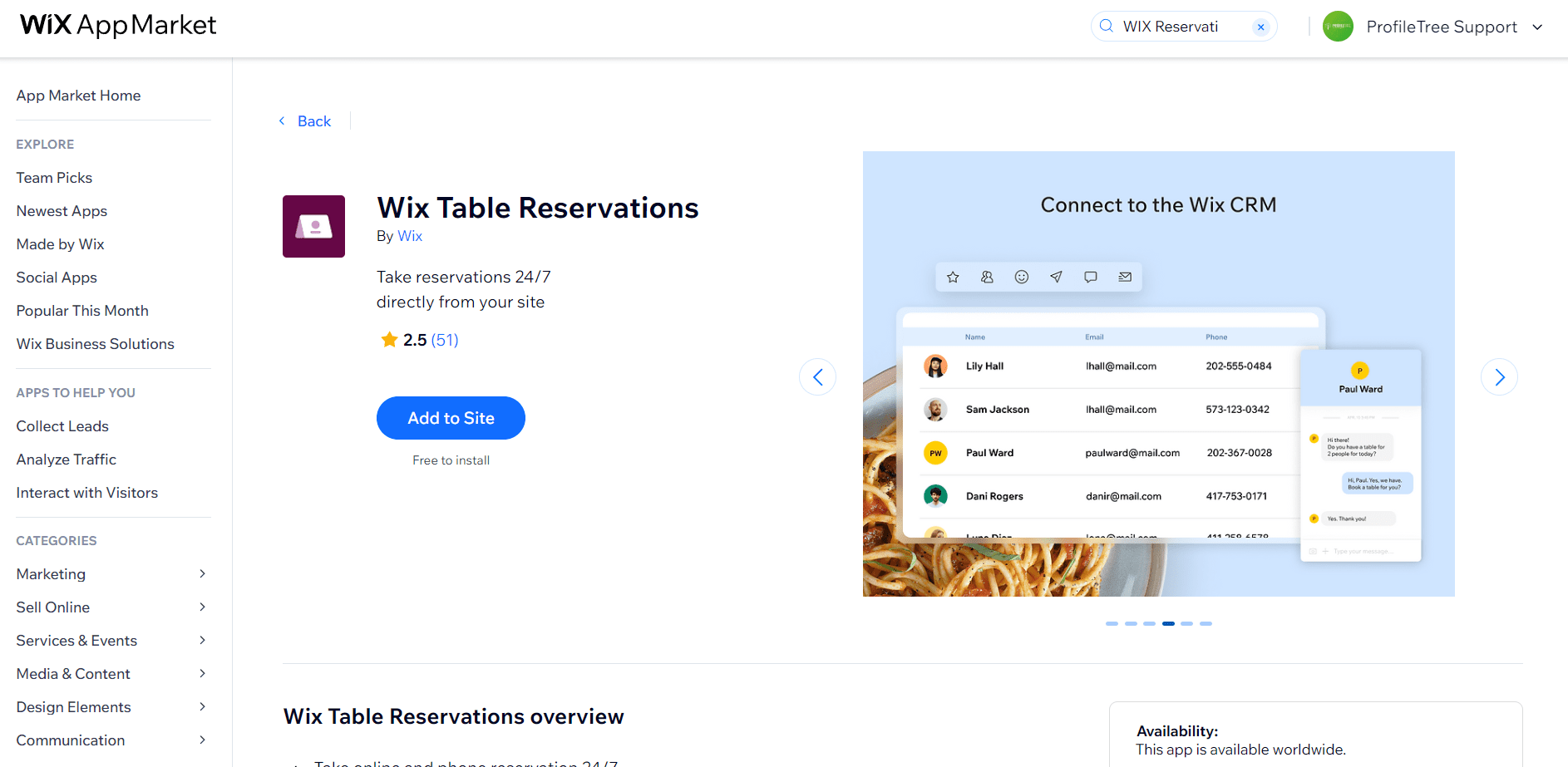 Top 4 best wix apps for services and events