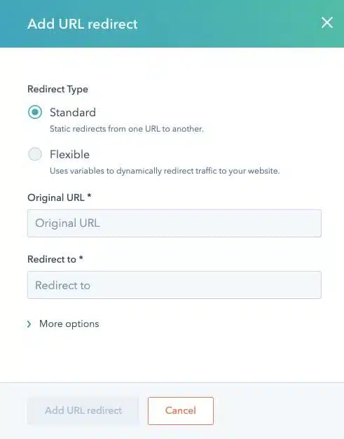 Website Redesign - HubSpot URL Redirects
