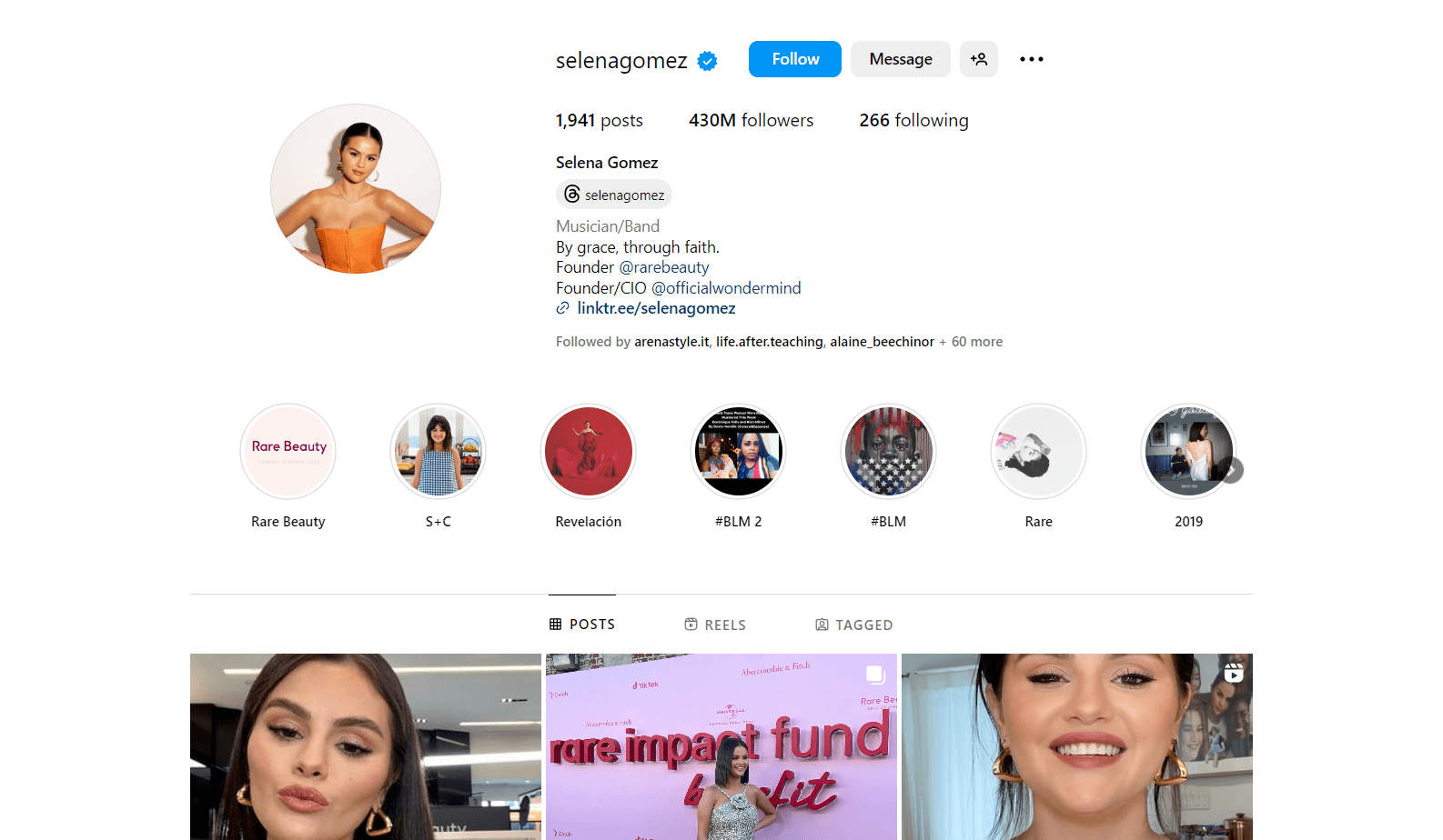 Who has the most-followers on instagram-top 10