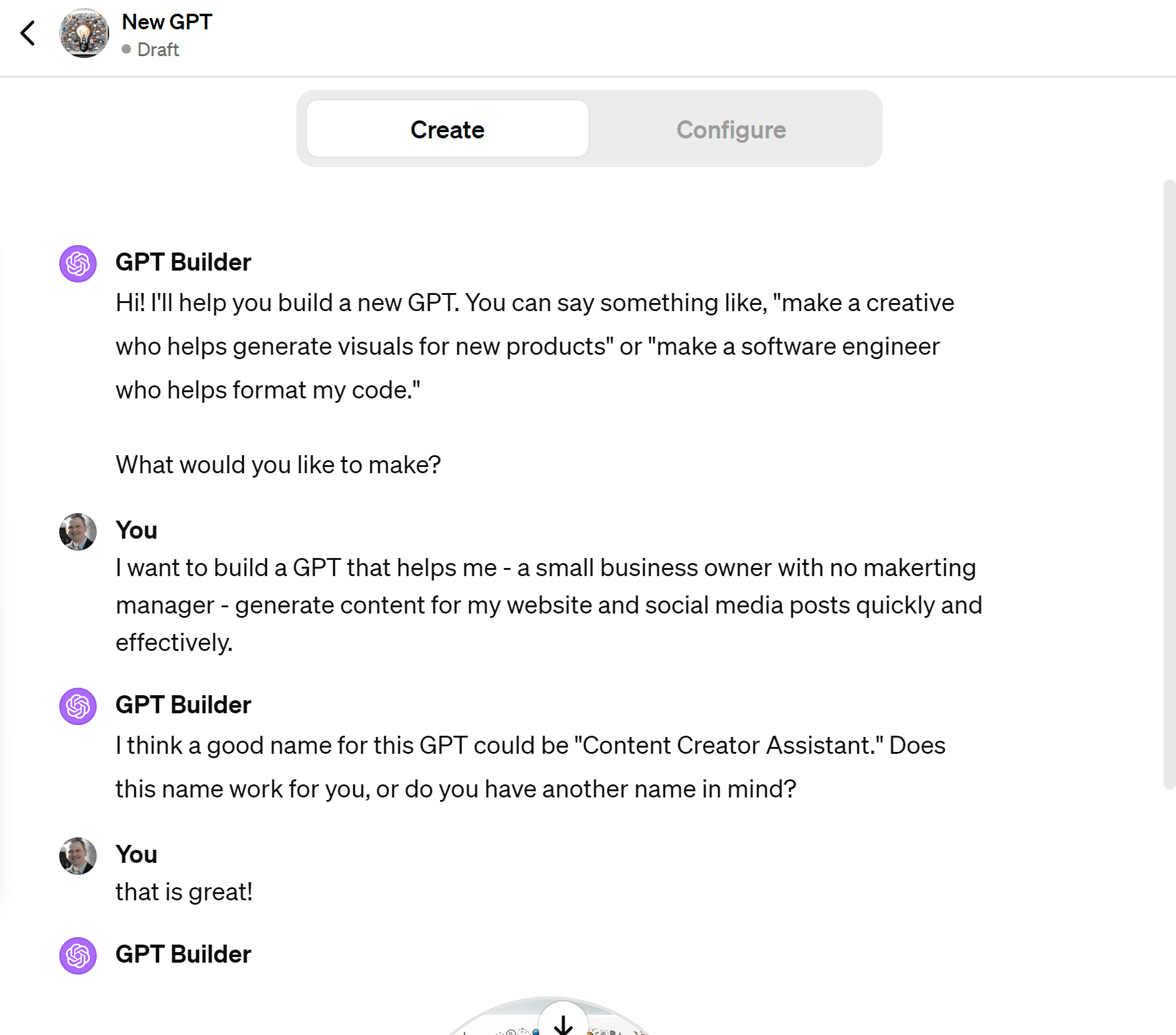 Make Your Own Business GPT
