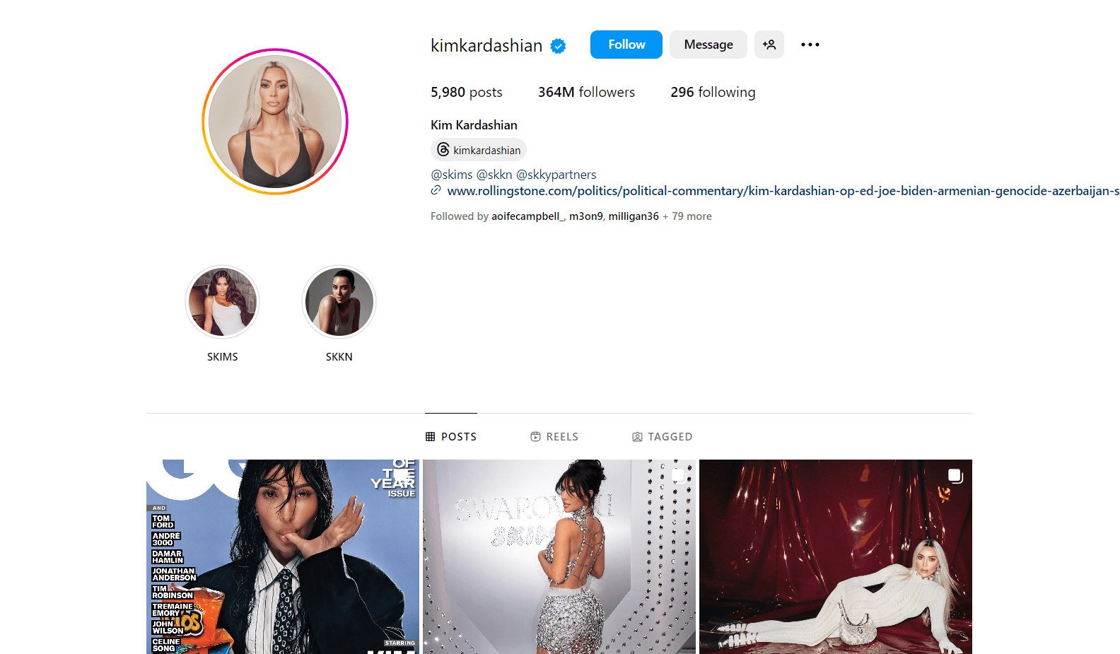 Who has the most-followers on instagram-top 10
