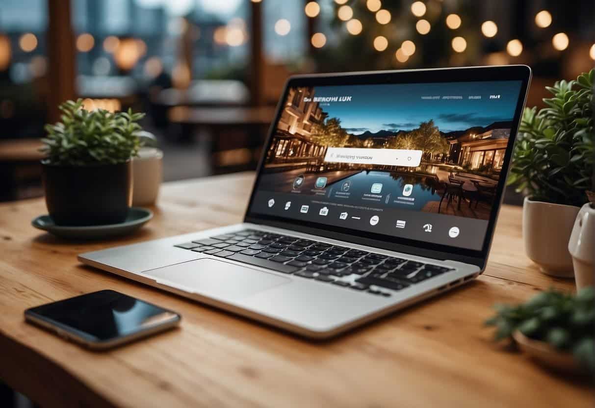 A small business website with clear call-to-action buttons, engaging visuals, and a simplified checkout process