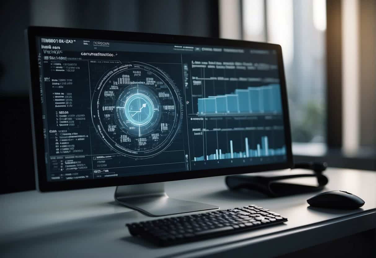 A computer program analyzes data to detect and prevent fraudulent activity, enhancing security measures
