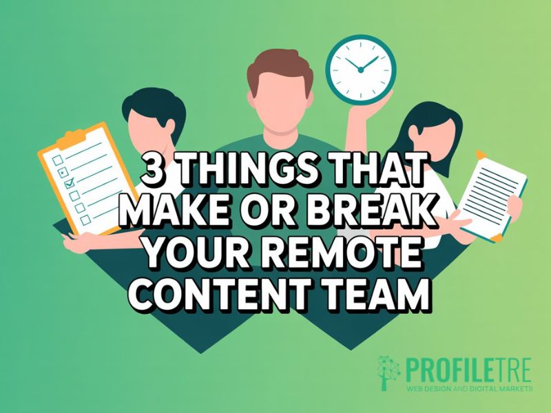 Managing a Remote Content Team
