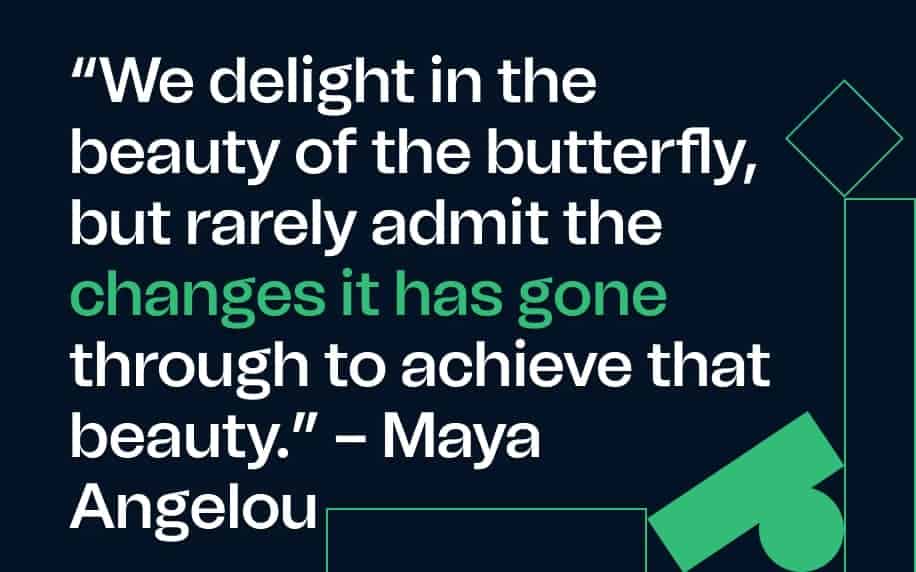 a quote by Maya Angelou