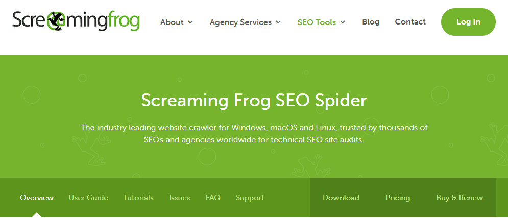Screaming Frog SEO Spider