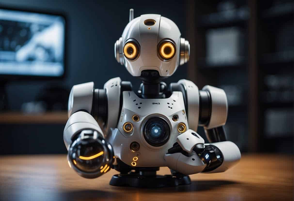 AI system solving technical challenges while navigating legal and ethical implications