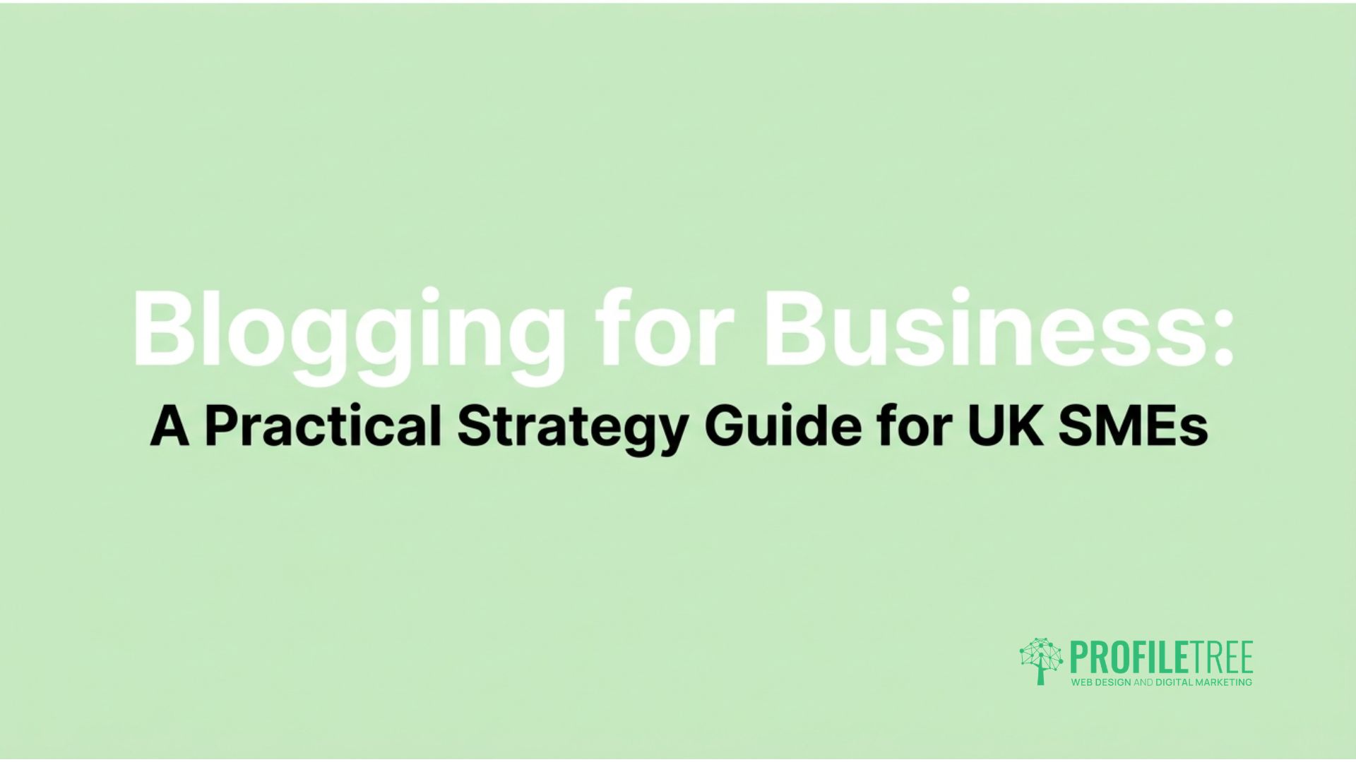 Blogging for Business